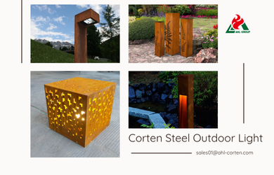 Corten Steel Garden Light